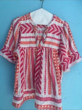 Old Navy boho festive shirt